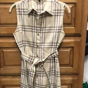 Size 10 Authentic Burberry Shirt Dress